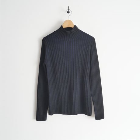 2023AW / DES PRES / TOMORROWLAND / ウールベーシックリブ ハイネックプルオーバー / 22023402304 / 2404-2051