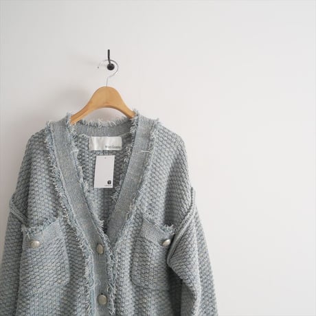 2024AW・人気完売品 / Whim Gazette / TWEEDYニットジャケット / WGZ1041107A0007 / 2503-0987