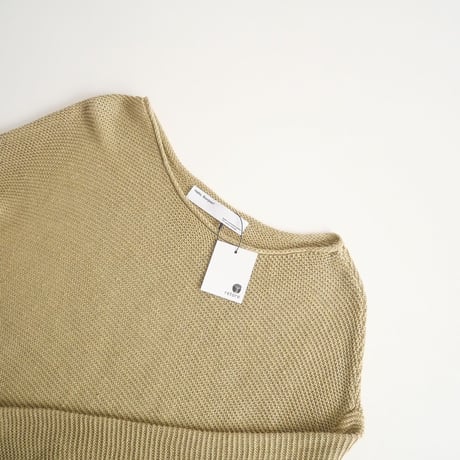 2022SS / L'Appartement / Linen Boat neck Knit / 22080560104510 / 2311-1438