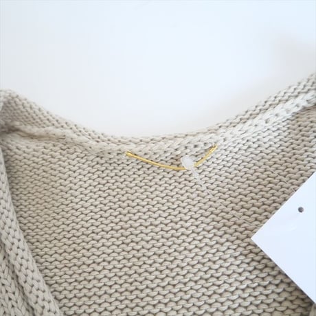 2024SS・人気完売品 / L'Appartement / Cotton 3G Vneck Knit / 24080560211010 / 2411-1197