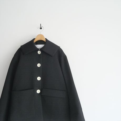 〇2024・人気完売品 / ENFOLD / FLAT-COLLAR SILHOUETTE COAT / 300HS230-0000 / 2510-0879