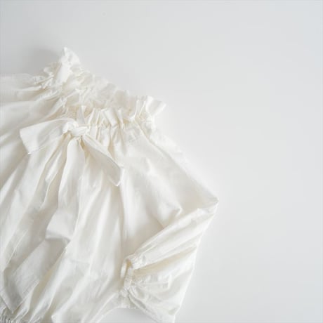 人気完売品 / 未使用 / Whim Gazette / タイプライターギャザーブラウス / WGZ1041604A0004 / 2509-2107