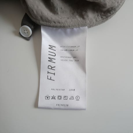 2024SS / FIRMUM / シアサッカーバックフレアシャツ / FR1501S6 / 2507-2131