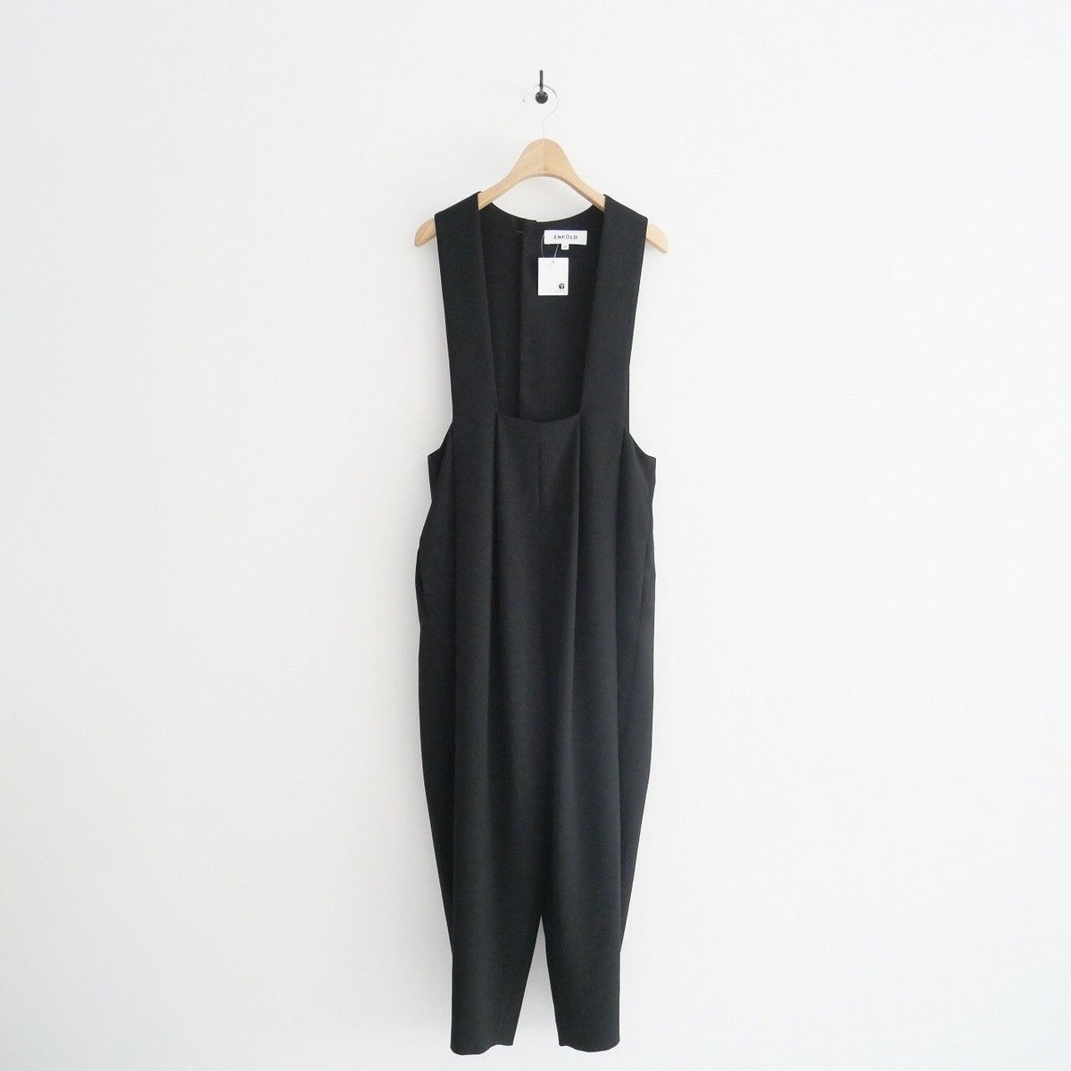 ENFOLD / ストレッチダブルクロス コクーンサロペットTROUSERS / 2209-