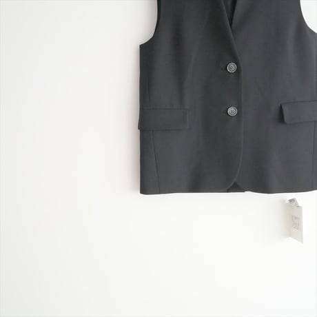 2024AW今季 / 未使用 / IORE / BICOLOR GILET(BLACK) / IOR24AW-VT-001 / 2410-1344