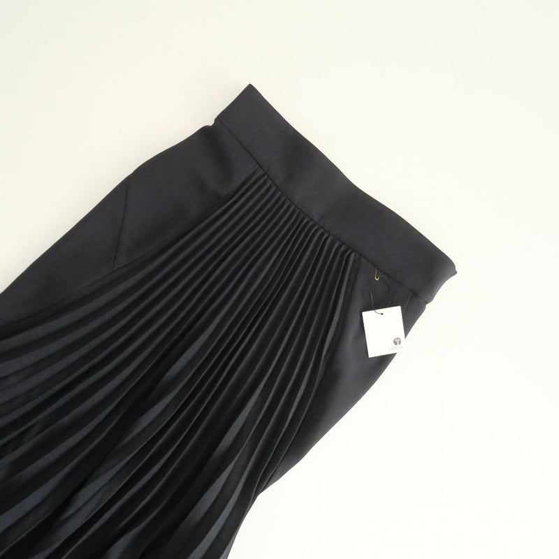 2021 / Mame Kurogouchi / Curved Pleated Skirt /