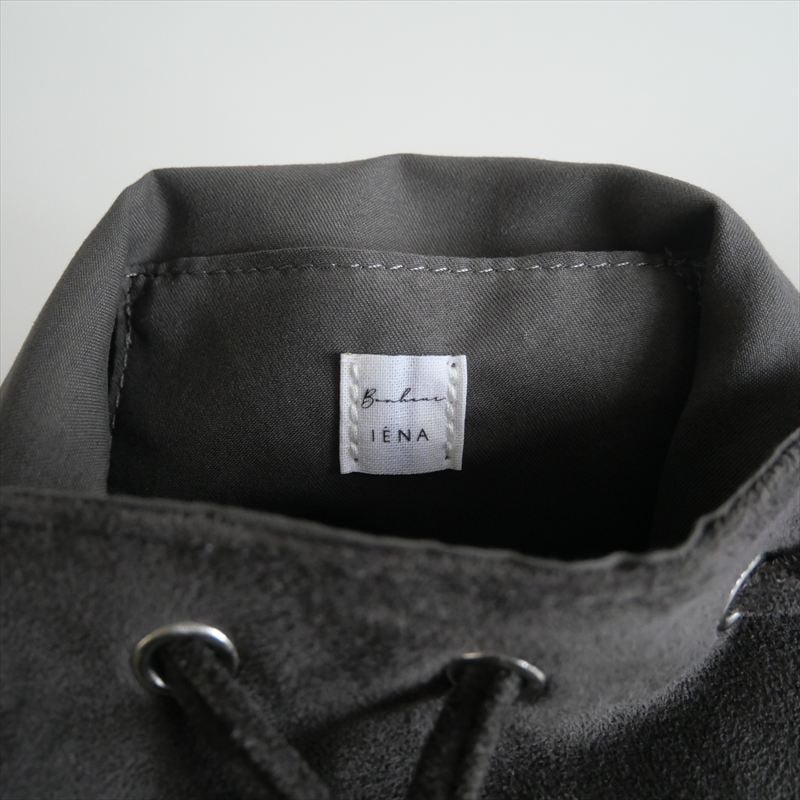 未使用タグつき IENA B. ビジューバッグ グレー イエナ IENA 《追加