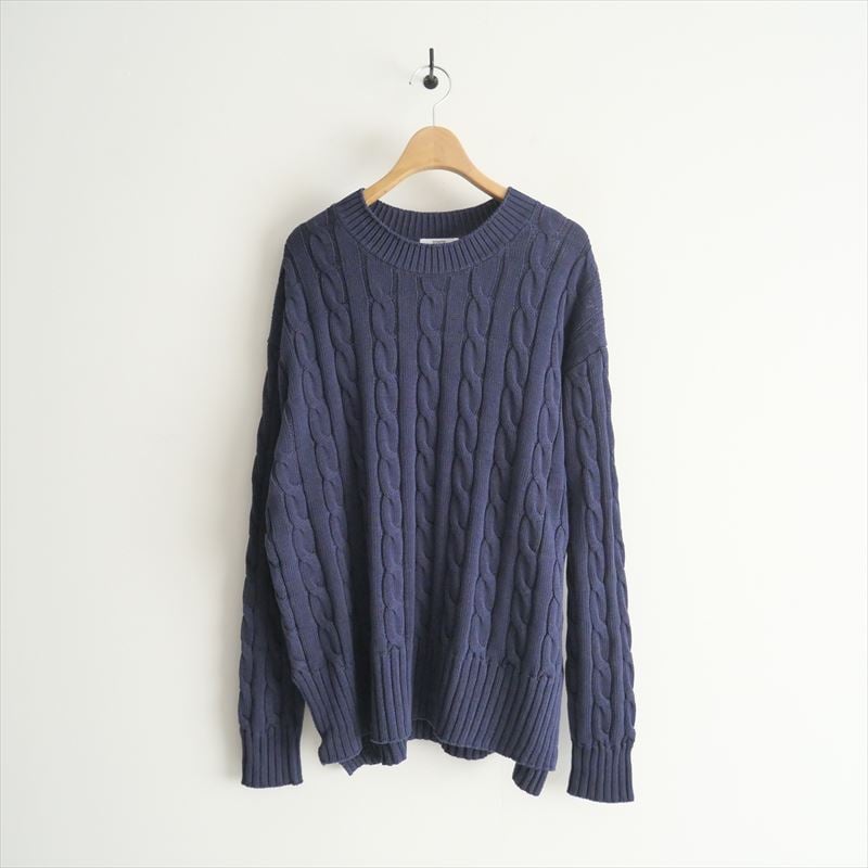 AP STUDIO 2025SS コットンコードプルオーバー 超美品 黒 ニット AP