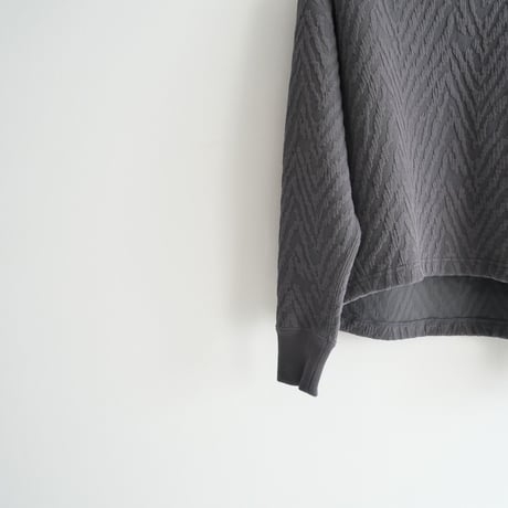 2023AW今季 / UNITED ARROWS / キルト ジャカード スウェット プルオーバー / 15122411052 / 2312-0751