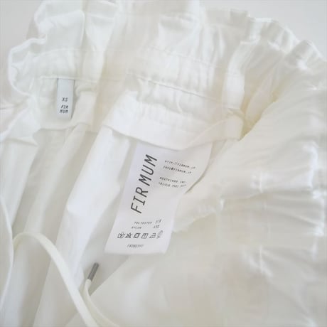 FIRMUM / ハイカウントツイル　ワイドギャザータックパンツ / FR0803PF / 2507-2134