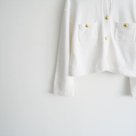 2023SS・人気完売品 / DEUXIEME CLASSE / Cotton Jacket カーディガン / 23080500802010 / 2412-0150