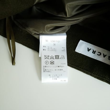 2023AW / SACRA / HIGH COUNT FLANNEL SKIRT / 123617121 / 2512-0930