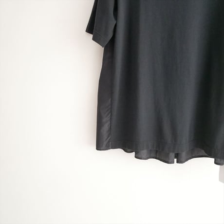 2025SS 未使用 TOUJOURS ORGANIC FINE COTTON LIGHT JERSEY Combination T-shirt FM42XC07 2606-0366