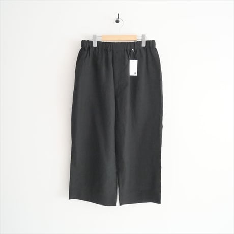 2024SS / HOUSEHOLD GOODS / MARGARET HOWELL / BLACK LINEN トラウザーズ / 5894143004 / 2408-0240
