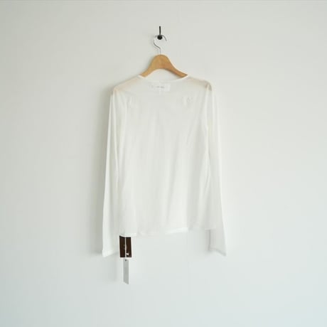 2023SS / 未使用 / Plage購入品 / JANE SMITH / SHEER CREW NECK トップス / 23070923004610 / 2511-0115