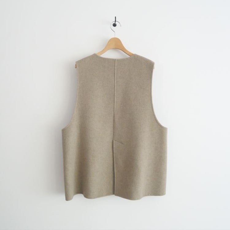 enfold ウールリバーベスト※カラーはブラック