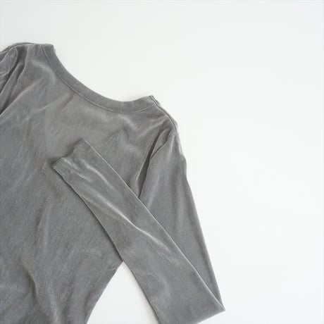 2024・人気完売品 / Whim Gazette / フロッキーバックシャンカットソー / WGZ1041106A0012 / 2506-0077