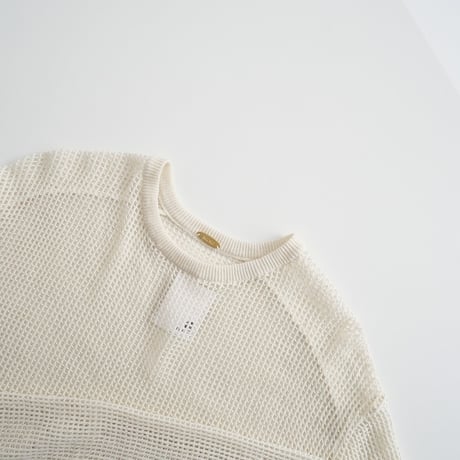 2022SS / DEUXIEME CLASSE / Mesh クルーネック プルオーバー / 22080500414010 / 2311-0111