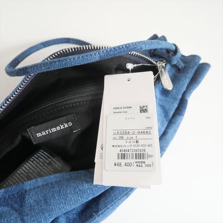 2025AW今季新作 / 未使用 / marimekko / Karla Denim Unikko ショルダーバッグ カルラ / 52254294643 / 2509-0172