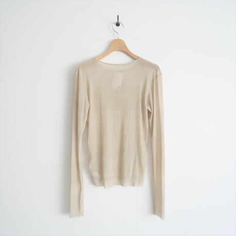 2024AW今季 / Plage / Flocky Mesh ロンT / 24070922102130 / 2411-1080
