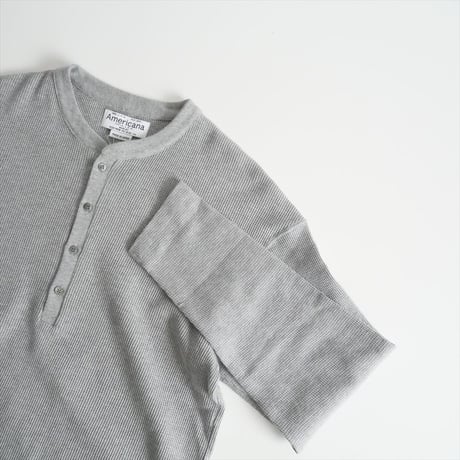 2025SS今季新作 / DEUXIEME CLASSE別注 / AMERICANA / WAFFLE LONGSLEEVE Tシャツ / 25070510001710 / 2502-0819