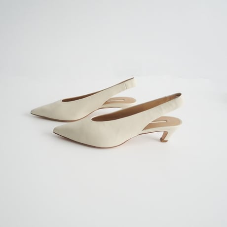 2021 / 未使用 / L'Appartement購入品 / BRENTA / Back Strap 4cm Heal Mule / 21093570002530 / 2403-1025