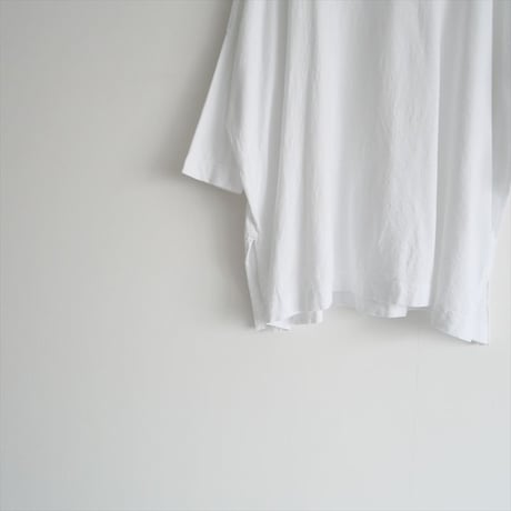 45R / 度詰天竺のビッグスリットTシャツ  / 2410-0099