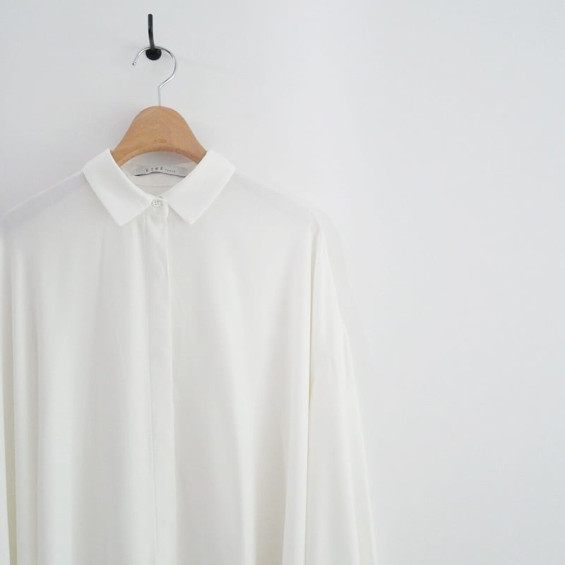 2021AW 未使用 / ETRE TOKYO / アシンメトリーヘムシャツワンピース /  