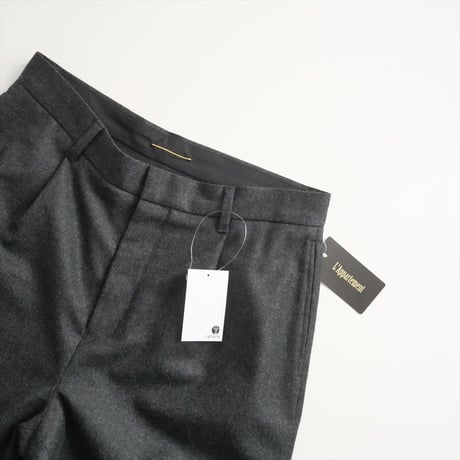 2023AW / 未使用 / L'Appartement / FLANNEL CURVY PANTS / 23030560401030 / 2405-0660