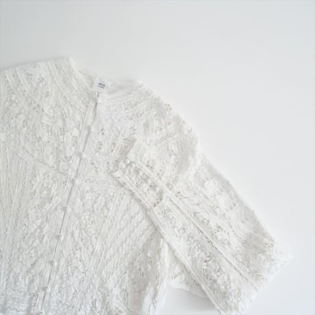 2024AW / IENA LA BOUCLE / バテンレースブラウス / 24051914336030 / 2509-0272