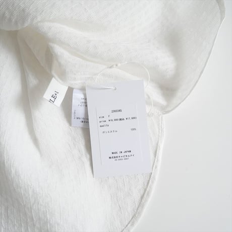 2025SS今季・人気完売品 / 未使用 / TREFLE＋1 / ハートシアートップス / 230334S / 2506-0636
