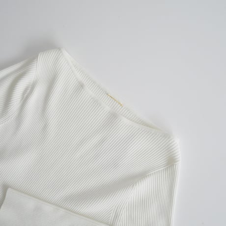 2022SS / 未使用 / L'Appartement / SLIT RIB KNIT PULLOVER / 22080560203010 / 2403-0794