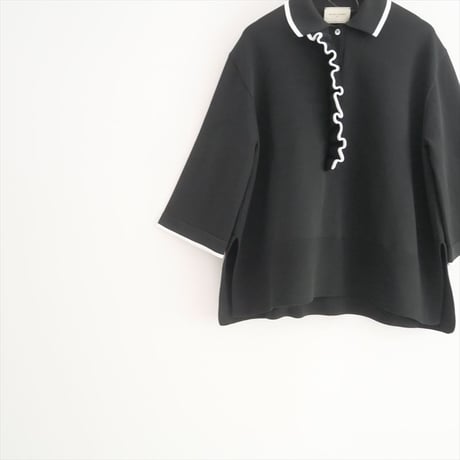 2025・人気完売品 / UNITED ARROWS / ミニマル フリル ポロニット / 15181061887 / 2508-0220