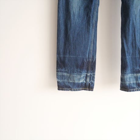 2023AW / beautiful people / selvedge denim bleach straightpants / 1335105023 / 2411-0007