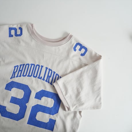 2024SS / RHODOLIRION / Damaged Numbering tee / OR790 / 2504-0421