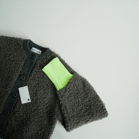 2025AW今季 / HeRIN.CYE / Loop yarn knit cardigan / 530IAT70-1401 / 2512-0549