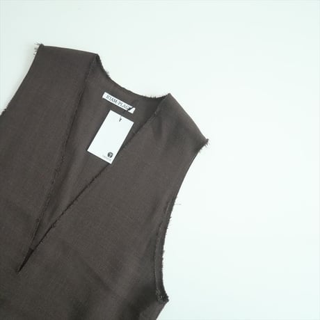 2022AW / 未使用 / R'IAM / Plage / BROWN ワンピース / 22040922602030 / 2405-1429