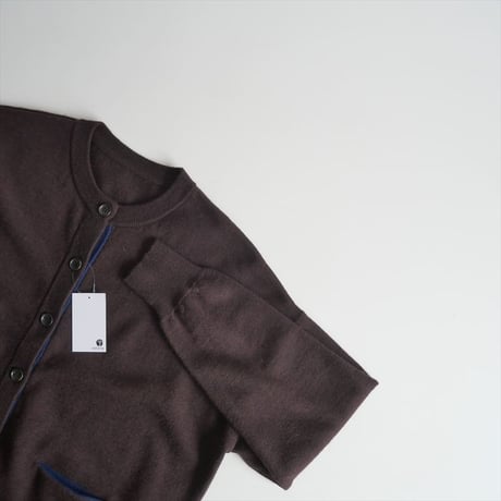 2024AW / journal standard luxe / メリノテンジク クルーネックカーディガン / 24080440011040 / 2510-0490