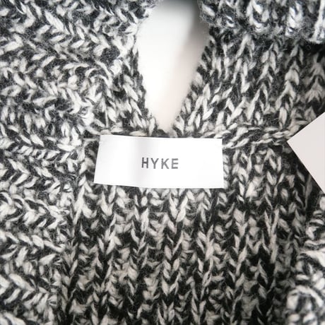 2023AW / HYKE / RIBBED SWEATER BUSTIER TOP / 11336 / 2506-0570