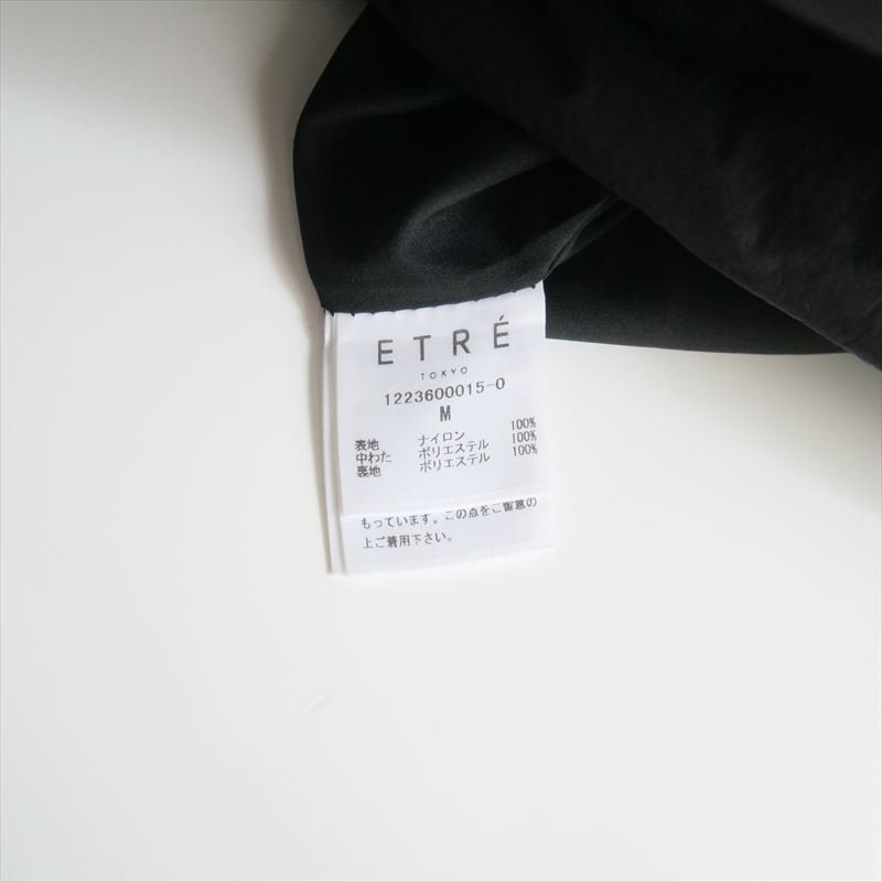 2023AW / ETRE TOKYO / スタンドネックパディングコート / 1223600