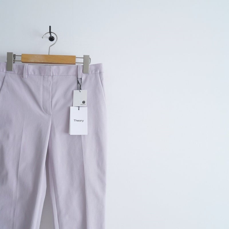 Theory Stretch Canvas Treeca 4 J 白 パンツ Theory(セオリー)の「Stretch Canvas Treeca 4 J」 - PARTE
