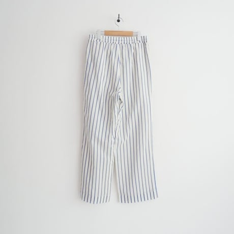 未使用 CALMER / STRIPE DRAWSTRING PANTS / 24030256510020 2601-0918