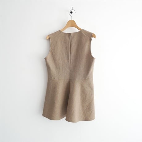 人気完売品 / Whim Gazette / ストレッチペプラムブラウス / WGZ1041404A0002 / 2509-2110