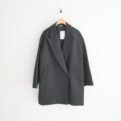2021AW / MUSE de Deuxieme Classe / Nep tweed ハーフコート / 21020520416030 / 2402-0586