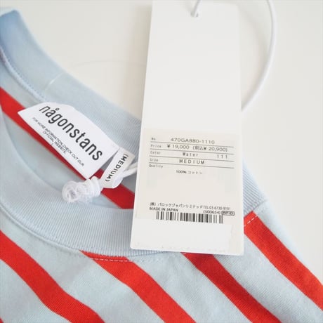 2023AW・人気完売品 / 未使用 / nagonstans / panel long-sleeves / 470GA880-1110 / 2508-0151