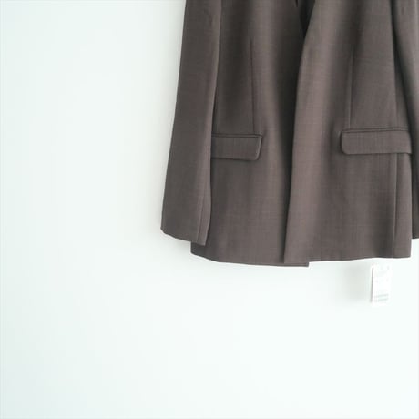 2022AW / 未使用 / R'IAM / Plage / BROWN ジャケット / 22010922600030 / 2405-1428