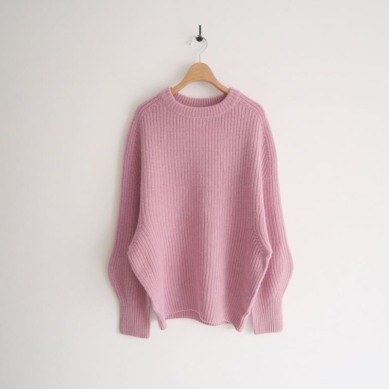 plage（プラージュ）の「ファインウール カタアゼニュアンス クルー  