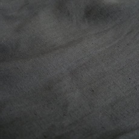 2023 / 未使用 / nest Robe / UpcycleLino 天然染め フレアギャザースリーブワンピース / 01232-1040 / 2409-0481