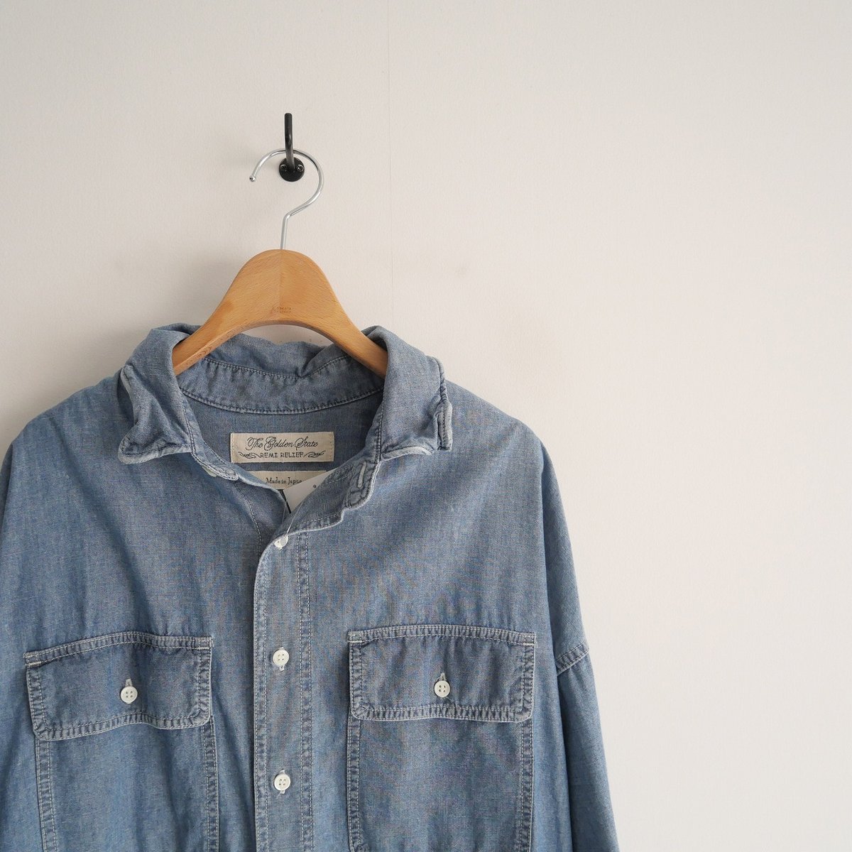 トップス L'Appartement REMI RELIEFChambray Shirt L'Appartement 【REMI RELIEF/レミ レリーフ】 CHECK SHIRT