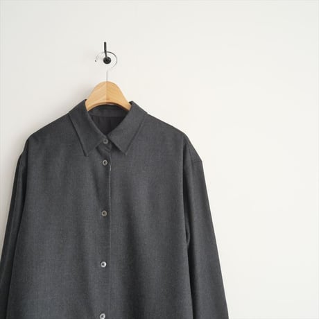 2024AW / 未使用 / SPICK&SPAN / ファインウールストレッチシャツ / 24050200811030 / 2501-0081